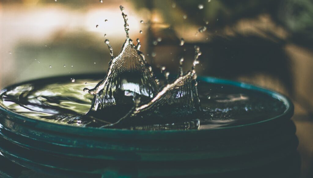 glass of water