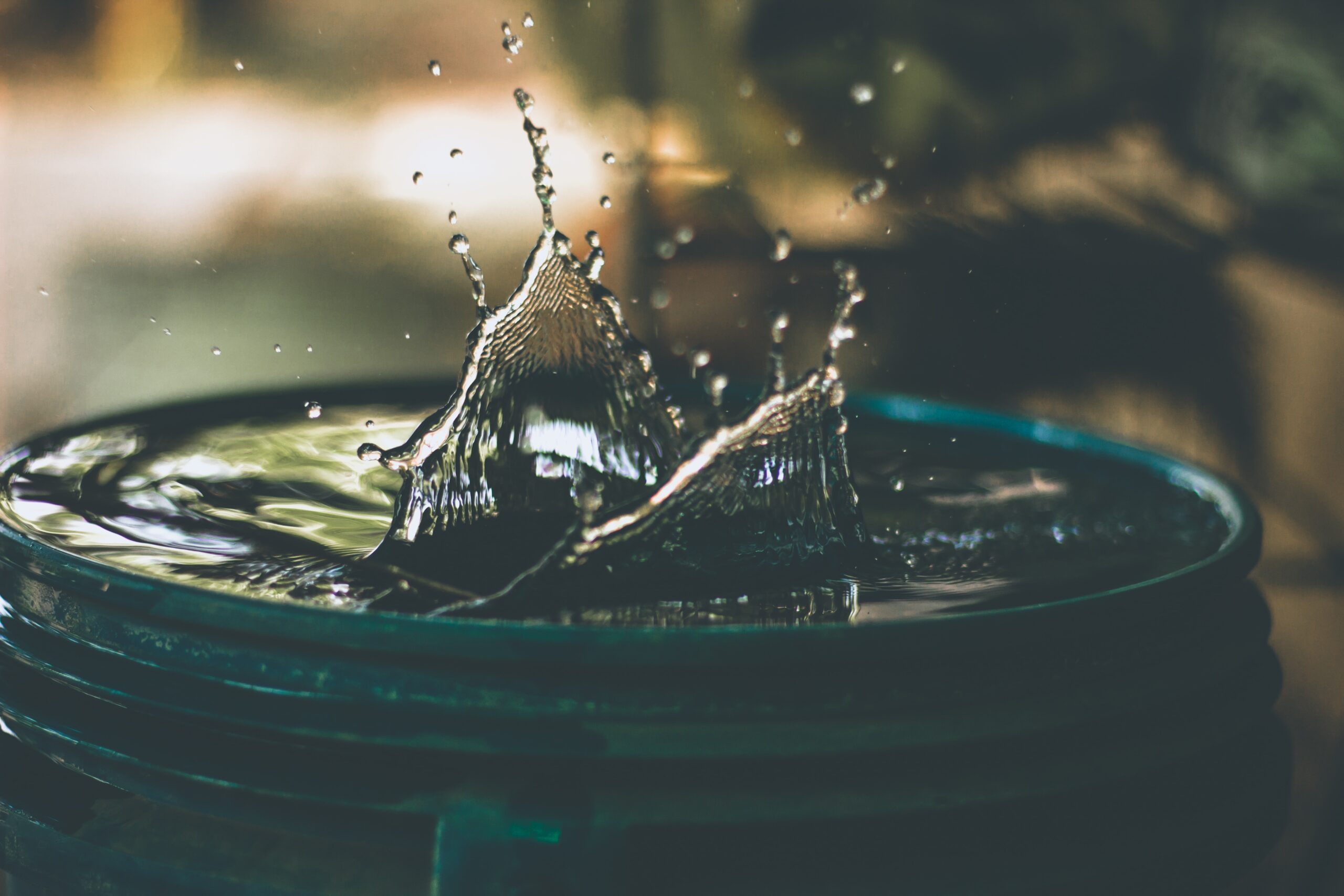 glass of water